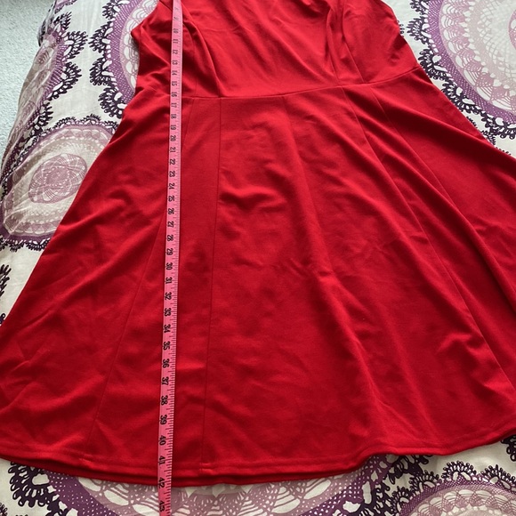 Red Bonmarche Sleeveless Dress - Size 22 - Picture 5 of 5